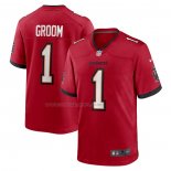 Maglia NFL Game Tampa Bay Buccaneers Number 1 Groom Rosso