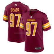 Maglia NFL Game Washington Commanders Efe Obada Rosso