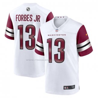 Maglia NFL Game Washington Commanders Emmanuel Forbes JR. Away Bianco