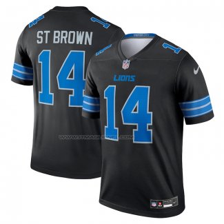 Maglia NFL Legend Detroit Lions Amon-ra St. Brown Nero