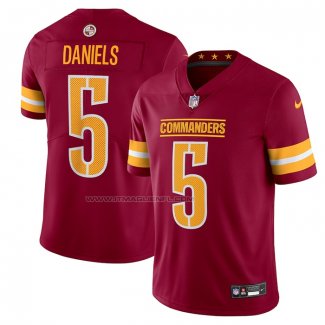 Maglia NFL Limited Washington Commanders Jayden Daniels Vapor Untouchable Rosso