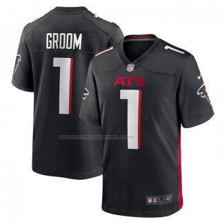 Maglia NFL Game Atlanta Falcons Number 1 Groom Nero