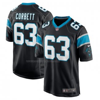 Maglia NFL Game Carolina Panthers Austin Corbett Nero