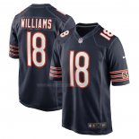 Maglia NFL Game Chicago Bears Caleb Williams 2024 NFL Draft First Round Pick Blu