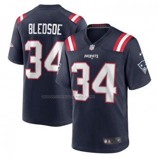 Maglia NFL Game New England Patriots Joshuah Bledsoe Blu