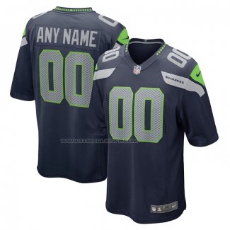 Maglia NFL Game Seattle Seahawks Personalizzate Blu