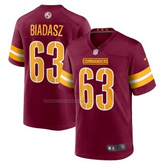 Maglia NFL Game Washington Commanders Tyler Biadasz Rosso