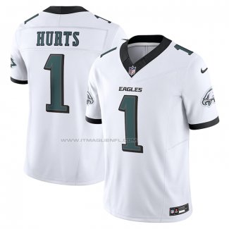 Maglia NFL Limited Philadelphia Eagles Jalen Hurts Vapor F.U.S.E. Bianco2