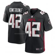 Maglia NFL Game Atlanta Falcons Godwin Igwebuike Nero