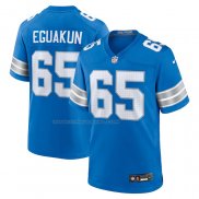 Maglia NFL Game Detroit Lions Kingsley Eguakun Blu