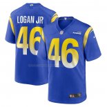 Maglia NFL Game Los Angeles Rams Kenny Logan JR. Blu