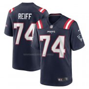 Maglia NFL Game New England Patriots Riley Reiff Blu