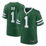 Maglia NFL Game New York Jets Number 1 Dad Verde2