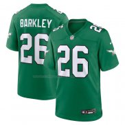 Maglia NFL Game Philadelphia Eagles Saquon Barkley Alternato Verde