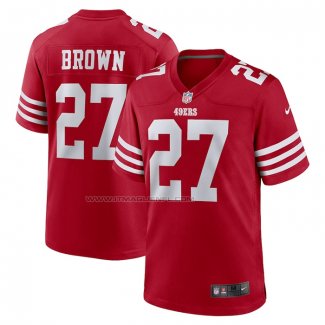 Maglia NFL Game San Francisco 49ers Ji'ayir Marrone Rosso