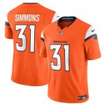 Maglia NFL Limited Denver Broncos Justin Simmons Vapor F.U.S.E. Arancione2